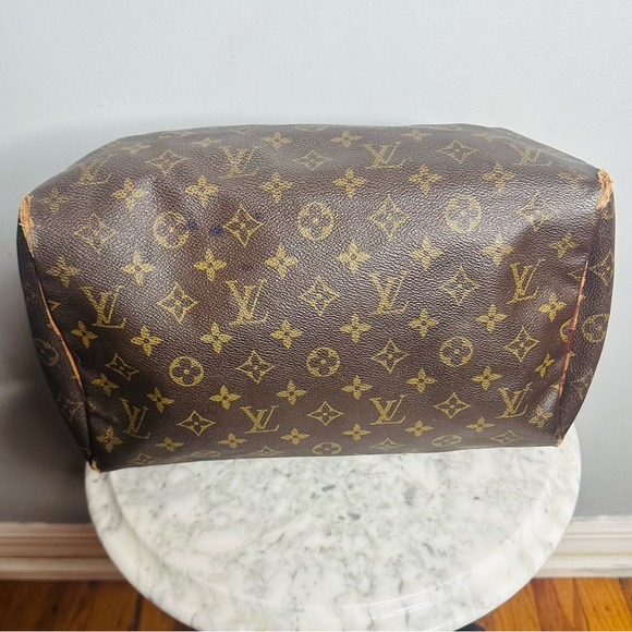 Vintage 80s Louis Vuitton Speedy WELL LOVED Chic Handbag - Picture 6 of 15